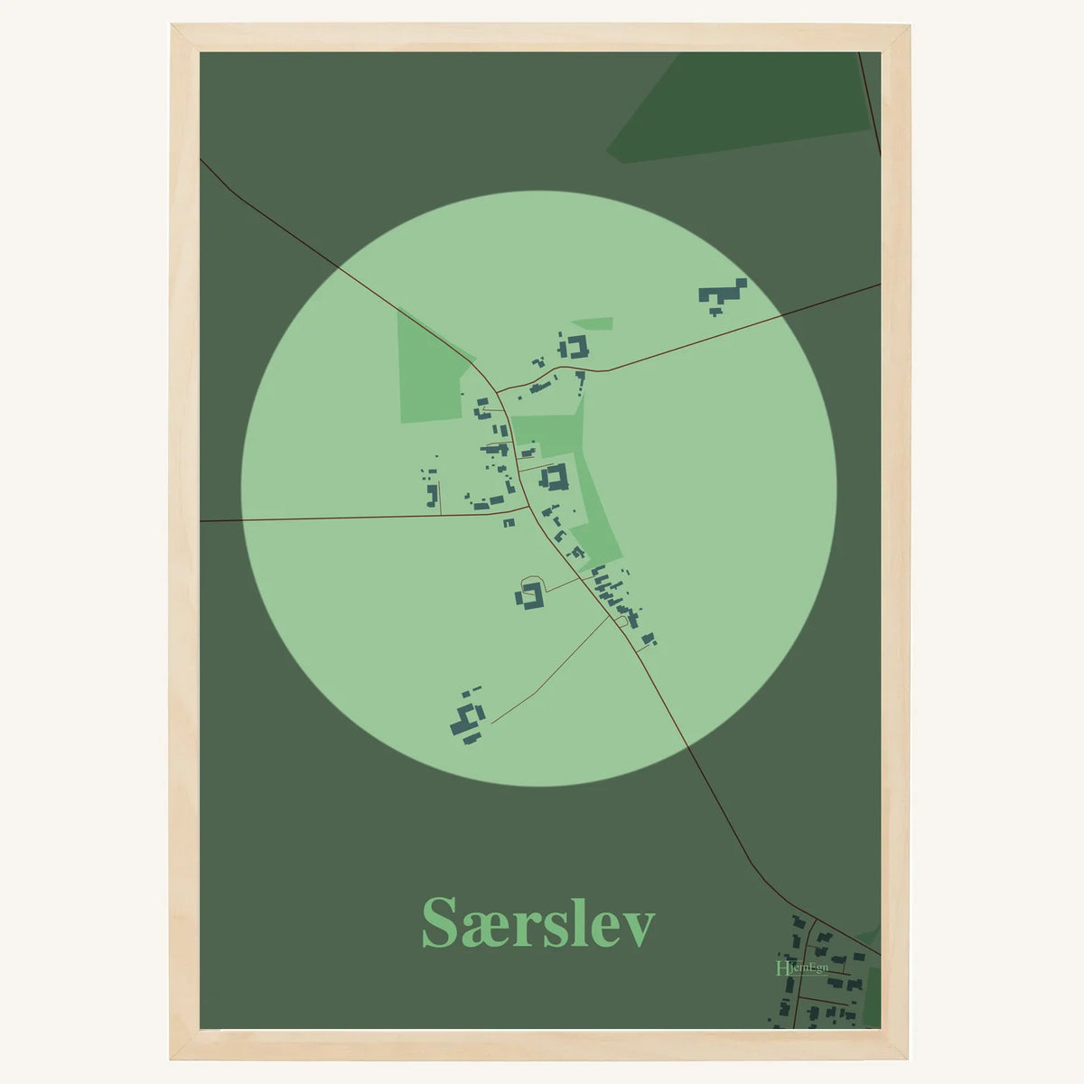 Særslev plakat – Centrum 2026 – Lys pastel grøn