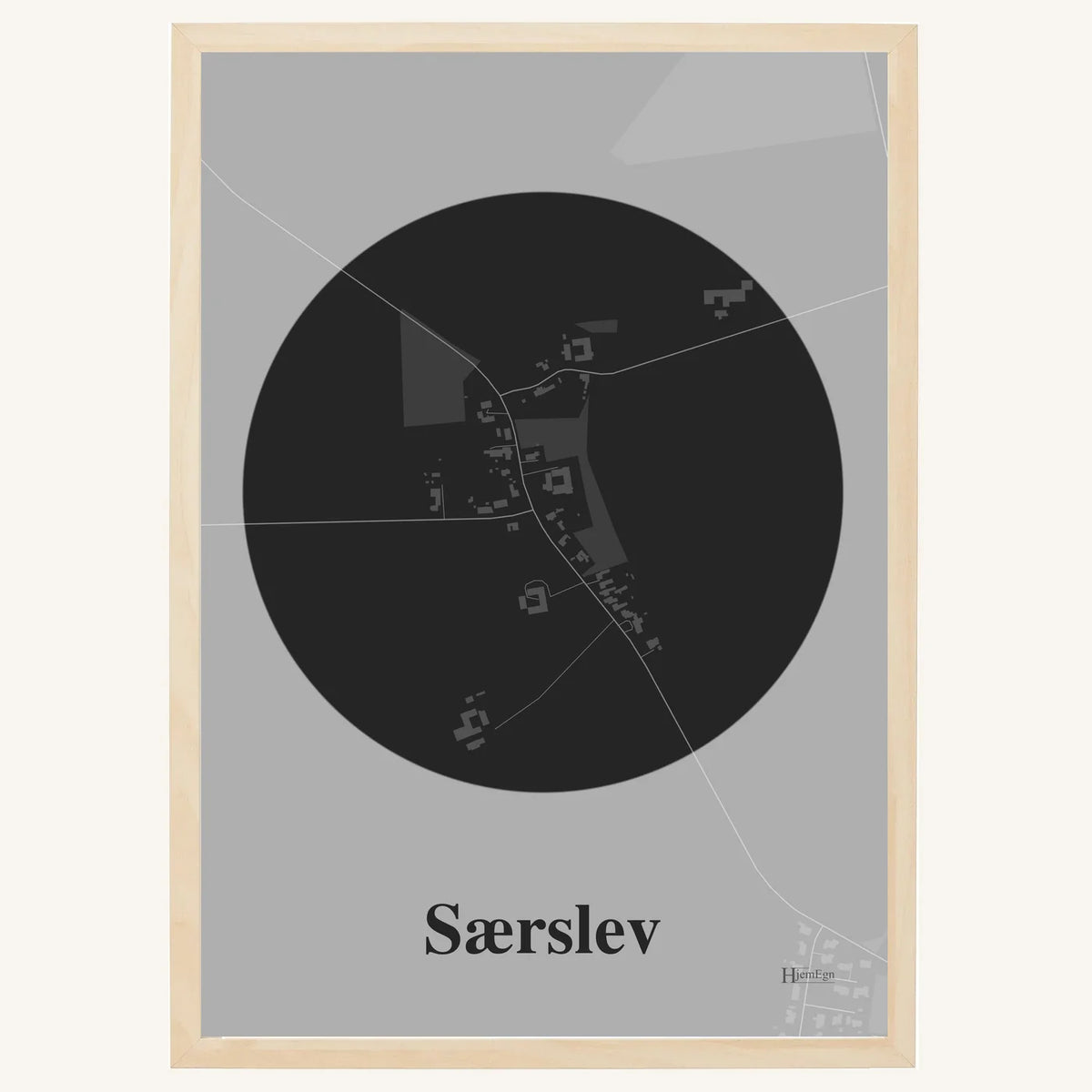 Særslev plakat – Centrum 2026 – Mørk grå