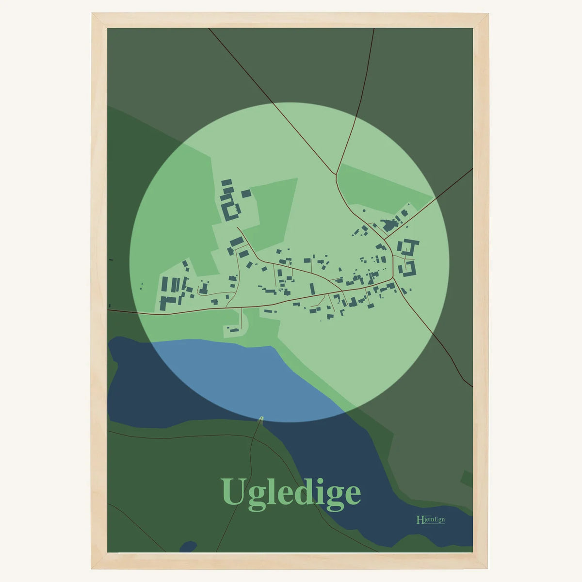 Ugledige plakat – Centrum 2026 – Lys pastel grøn