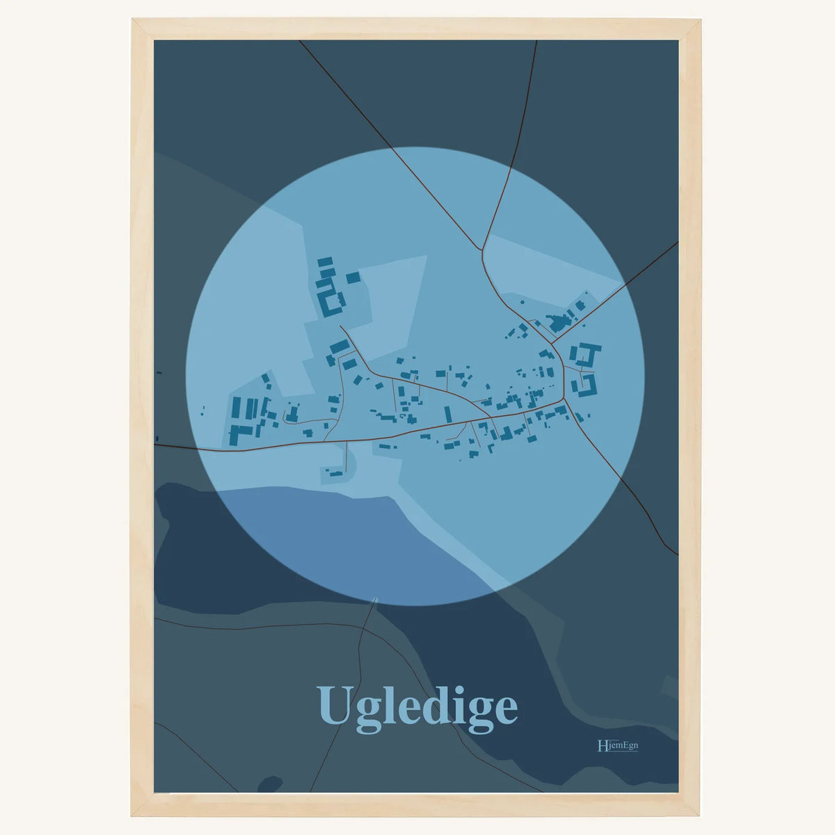Ugledige plakat – Centrum 2026 – Lys pastel blå