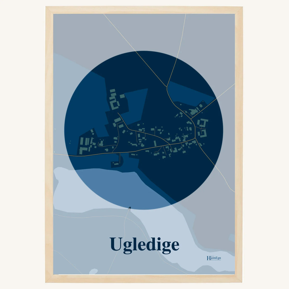 Ugledige plakat – Centrum 2026 – Mørk blå
