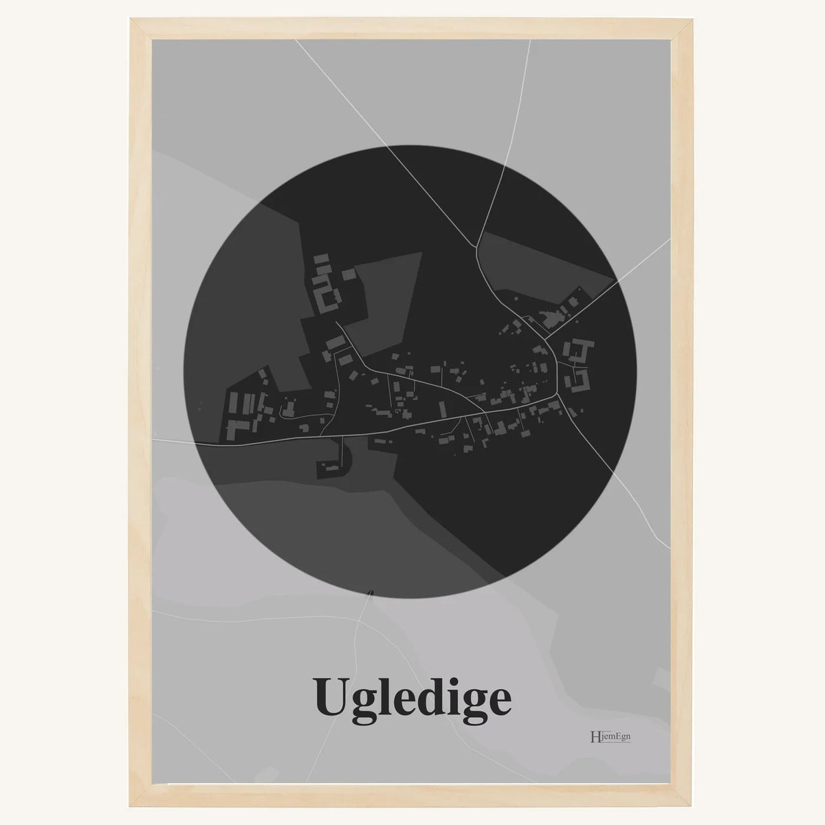 Ugledige plakat – Centrum 2026 – Mørk grå