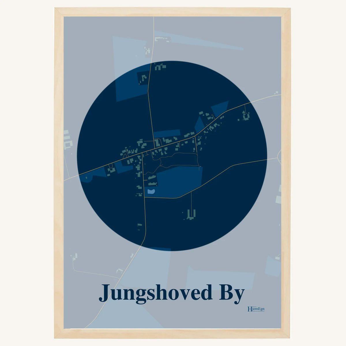 Jungshoved By plakat – Centrum 2026 – Mørk blå