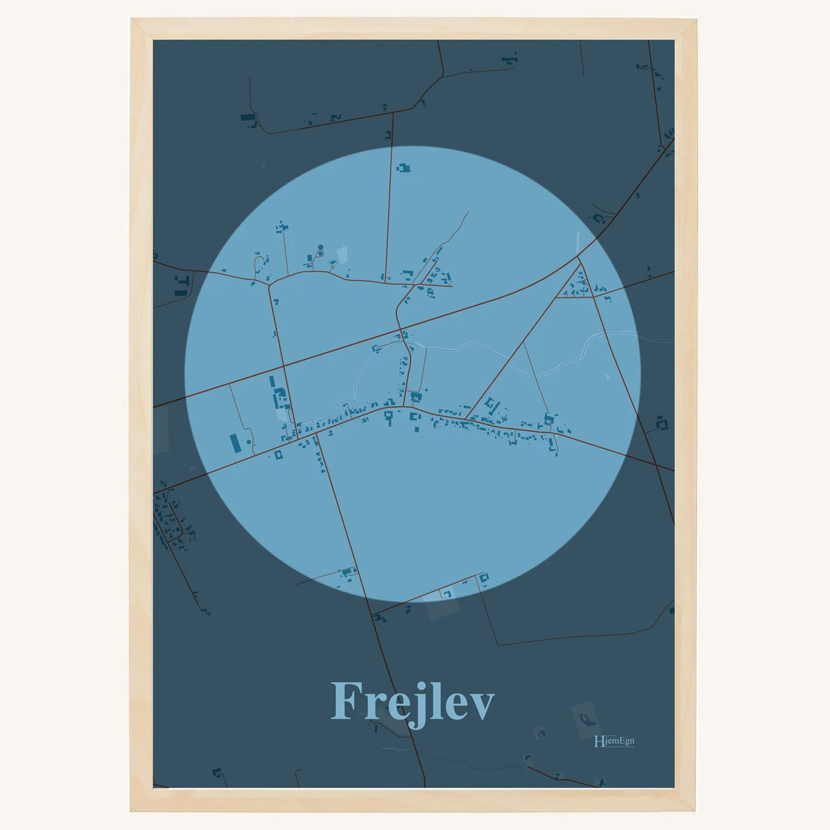 Frejlev plakat – Centrum 2026 – Lys pastel blå
