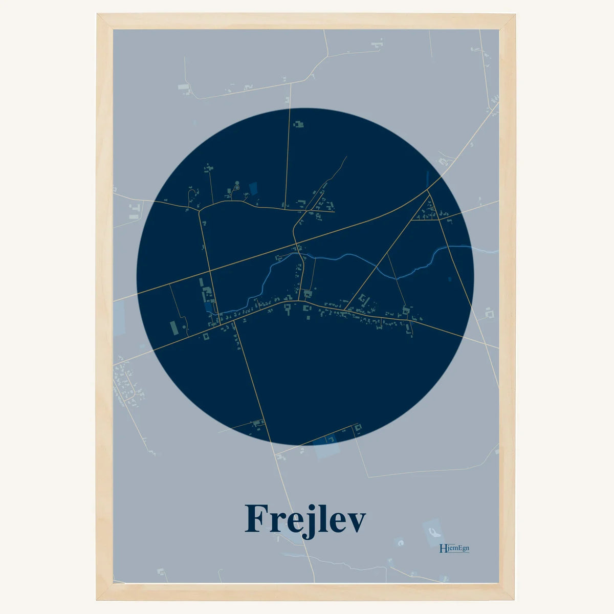 Frejlev plakat – Centrum 2026 – Mørk blå