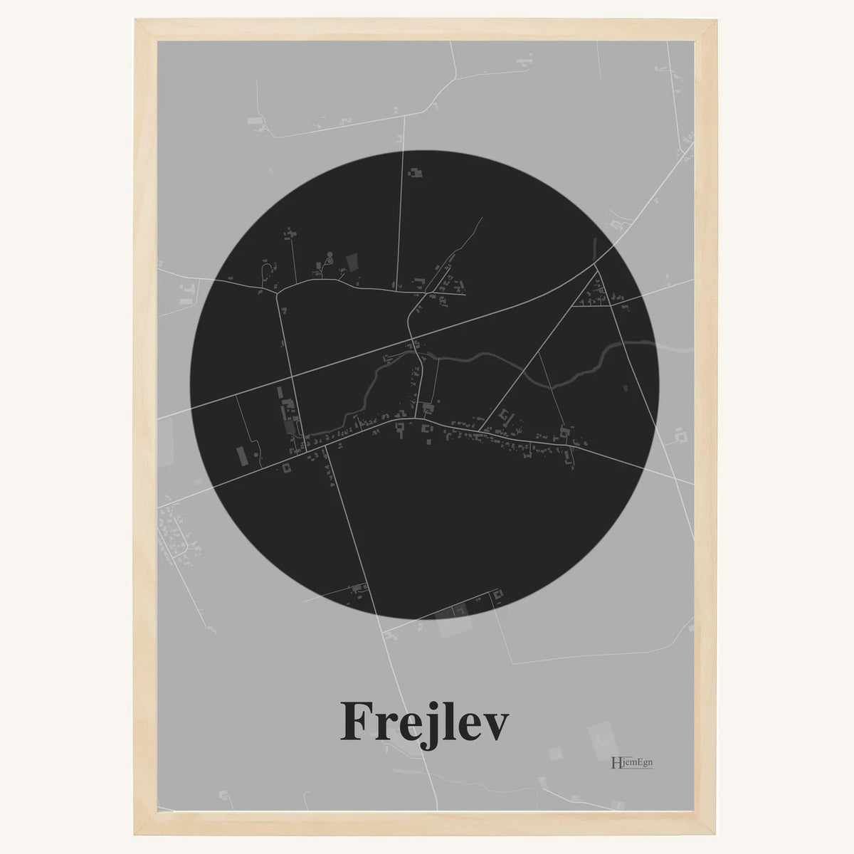 Frejlev plakat – Centrum 2026 – Mørk grå