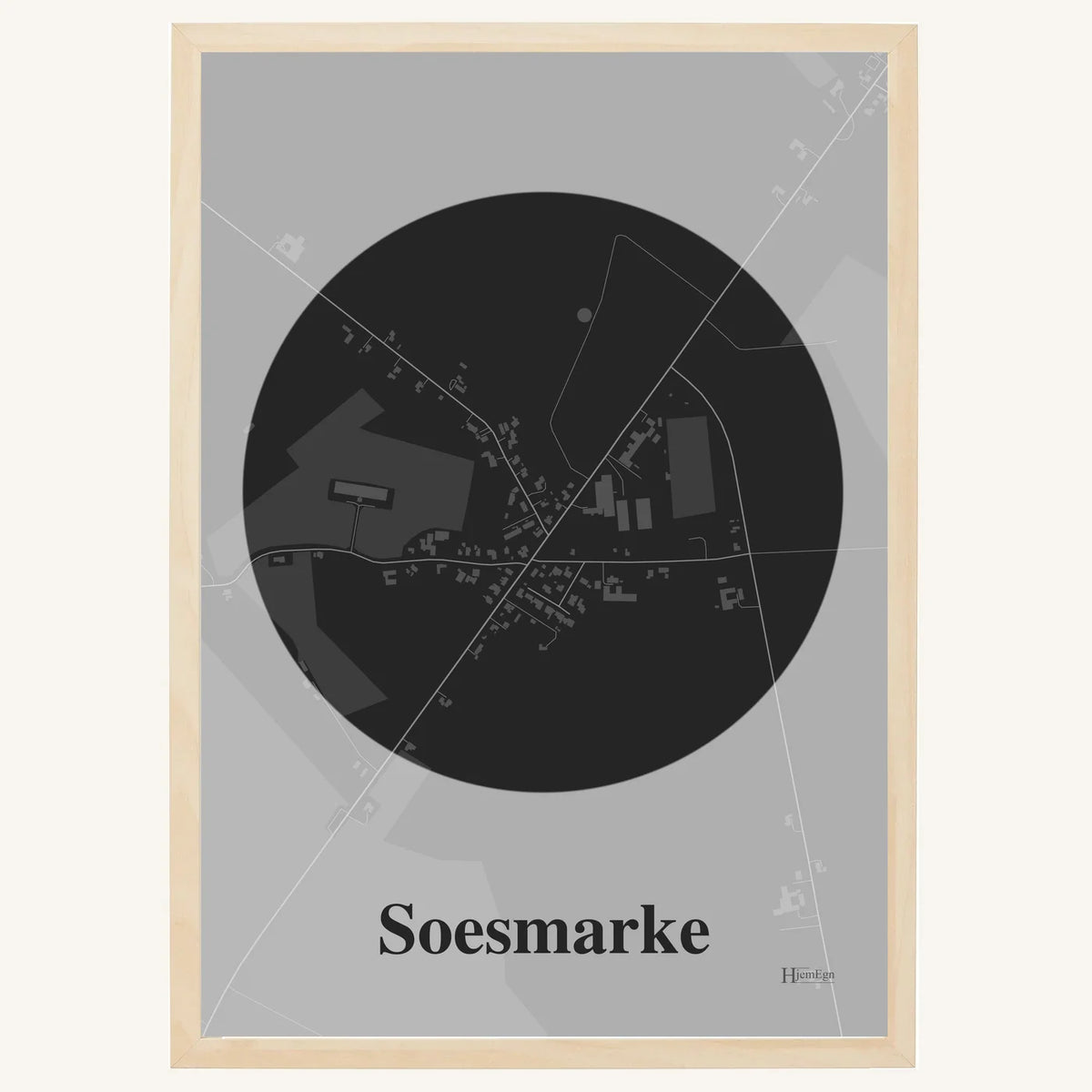 Soesmarke plakat – Centrum 2026 – Mørk grå