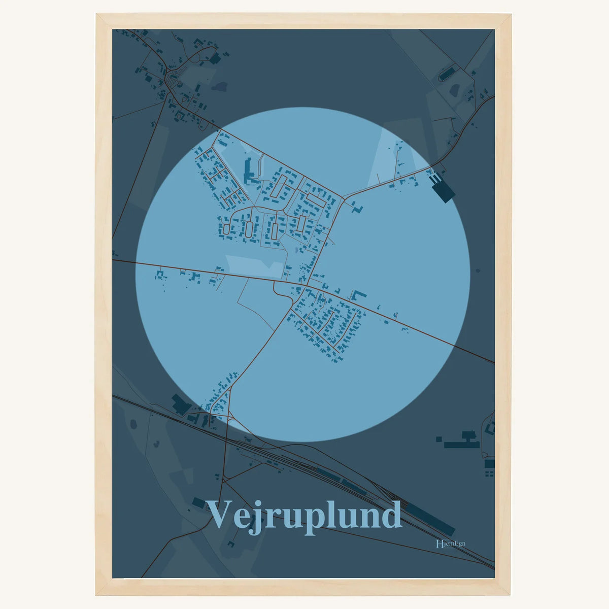 Vejruplund plakat – Centrum 2026 – Lys pastel blå