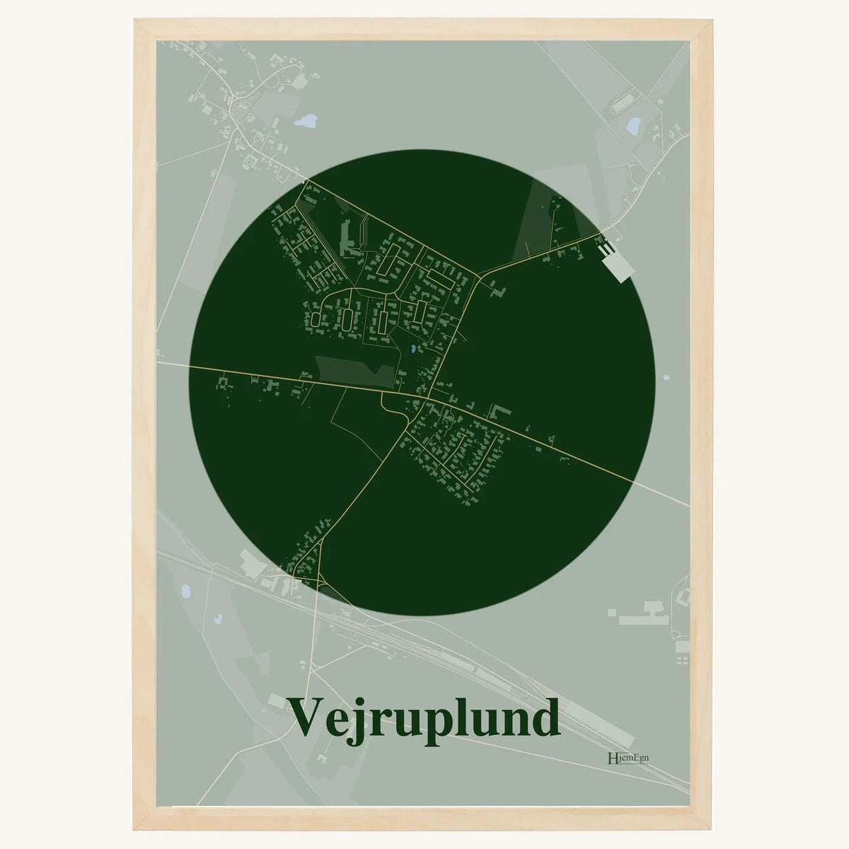 Vejruplund plakat – Centrum 2026 – Mørk grøn