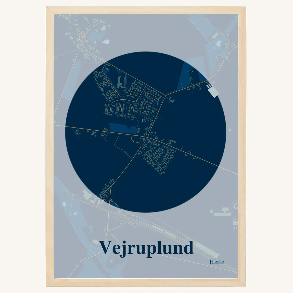 Vejruplund plakat – Centrum 2026 – Mørk blå