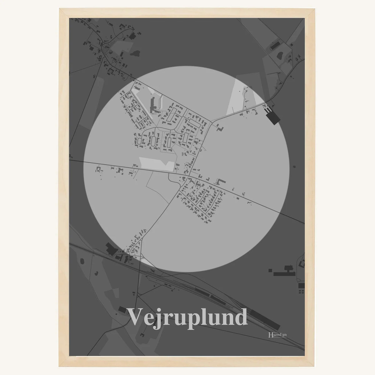 Vejruplund plakat – Centrum 2026 – Lys pastel grå