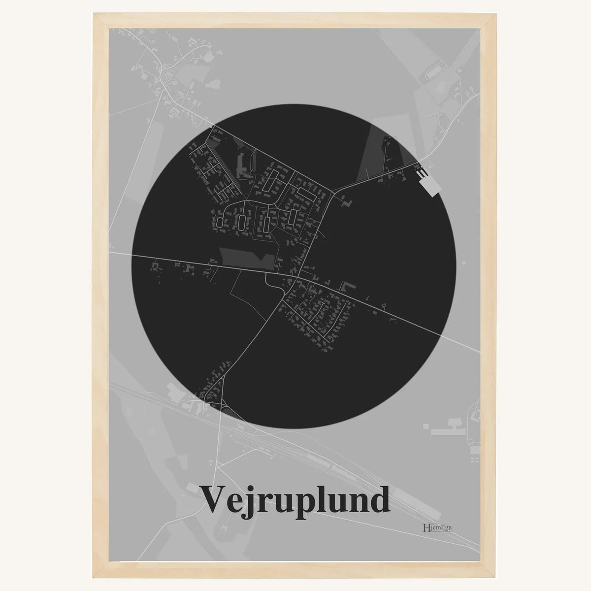 Vejruplund plakat – Centrum 2026 – Mørk grå