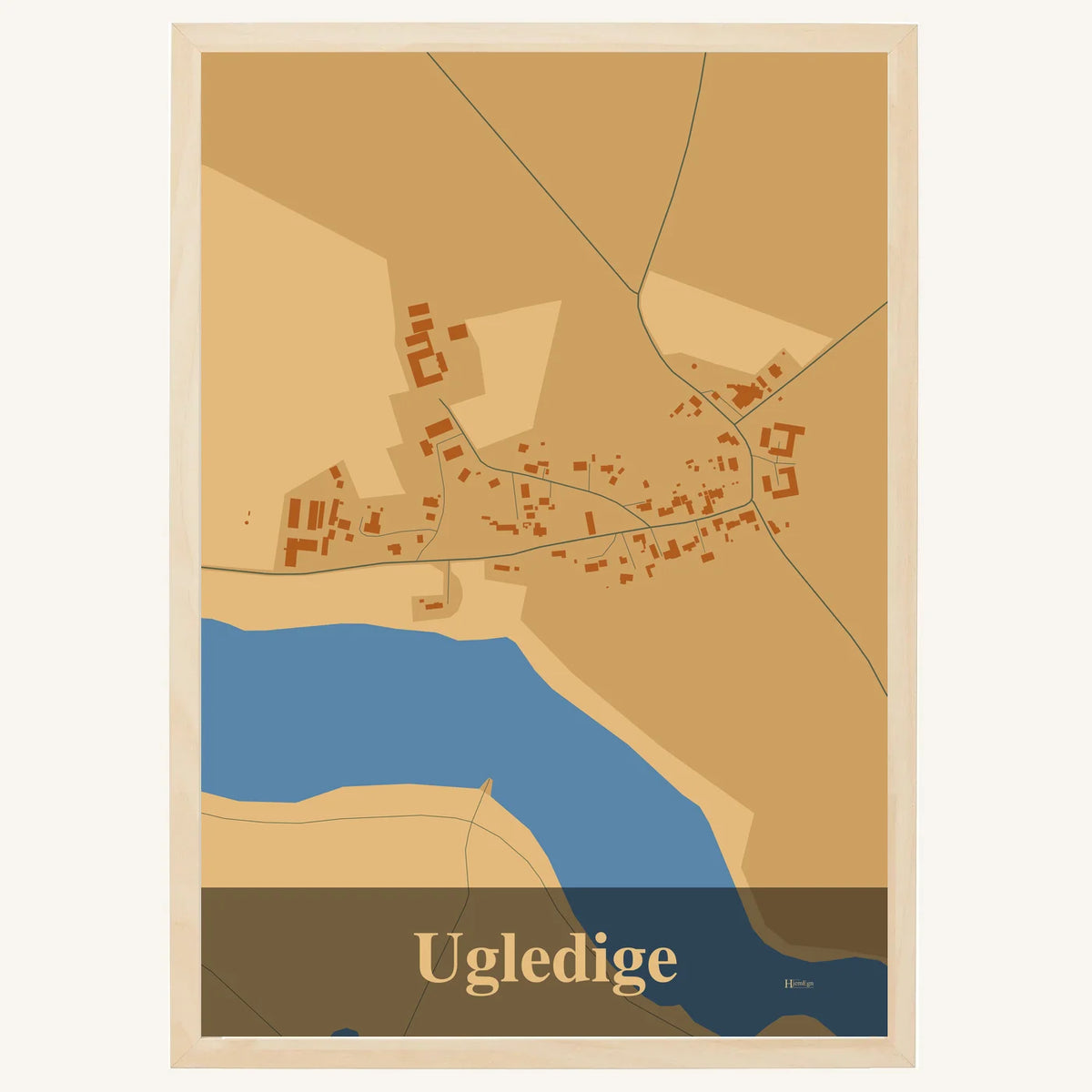 Ugledige plakat – Firkantet 2026 – Lys pastel brun