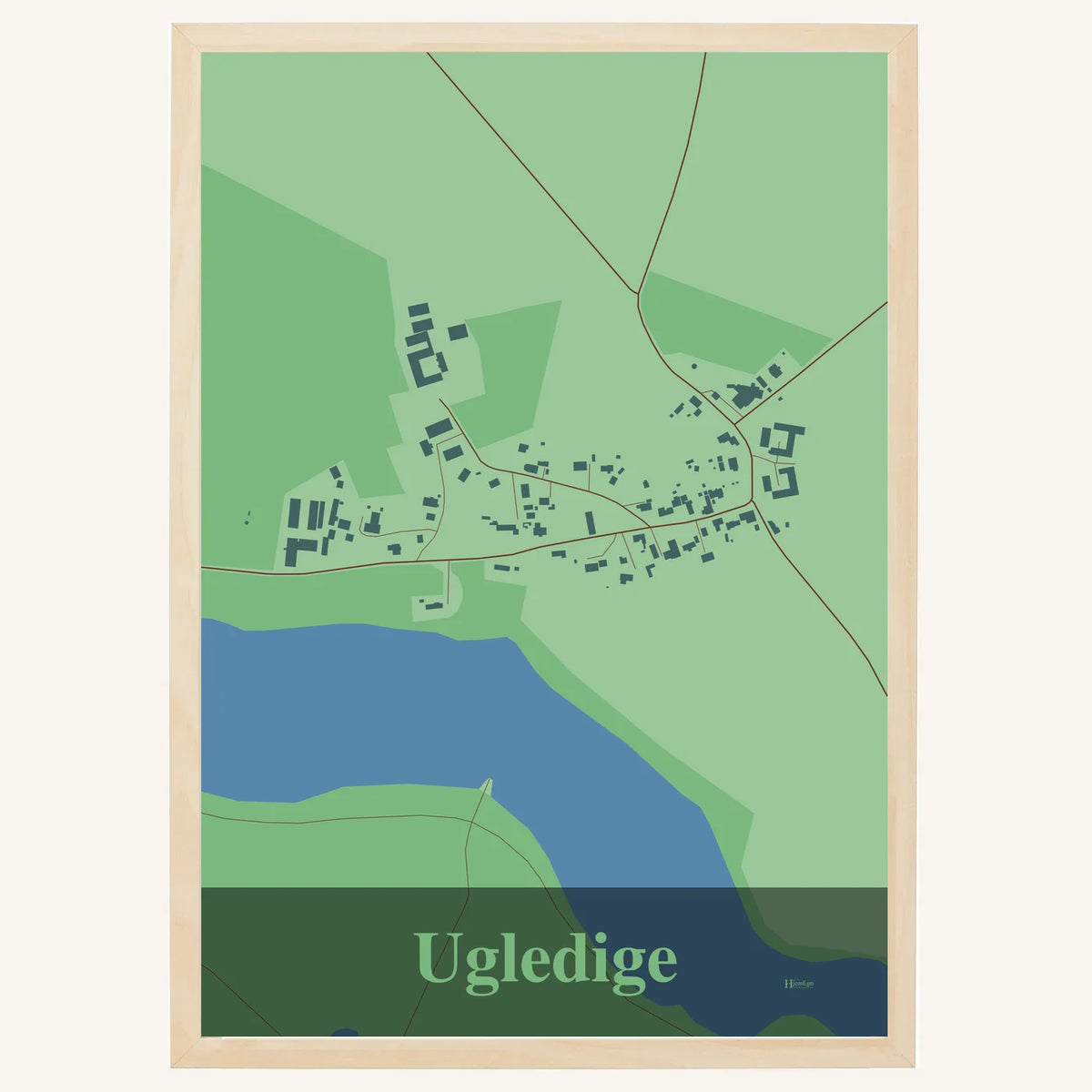 Ugledige plakat – Firkantet 2026 – Lys pastel grøn