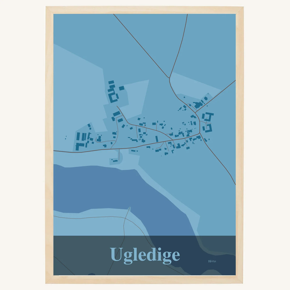 Ugledige plakat – Firkantet 2026 – Lys pastel blå