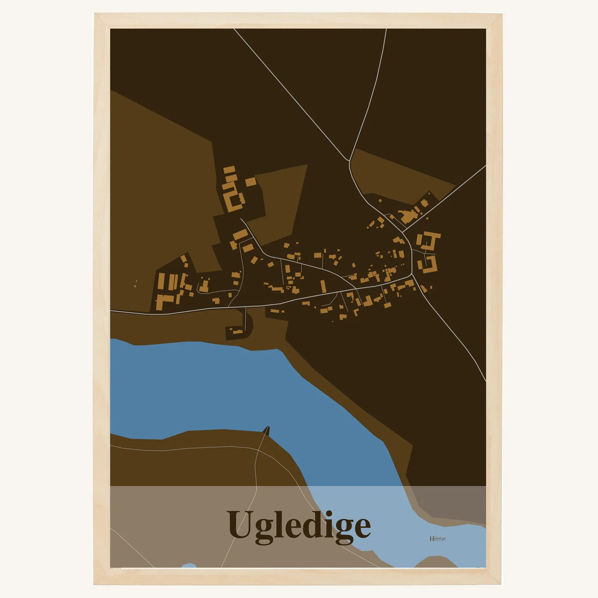 Ugledige plakat – Firkantet 2026 – Mørk brun