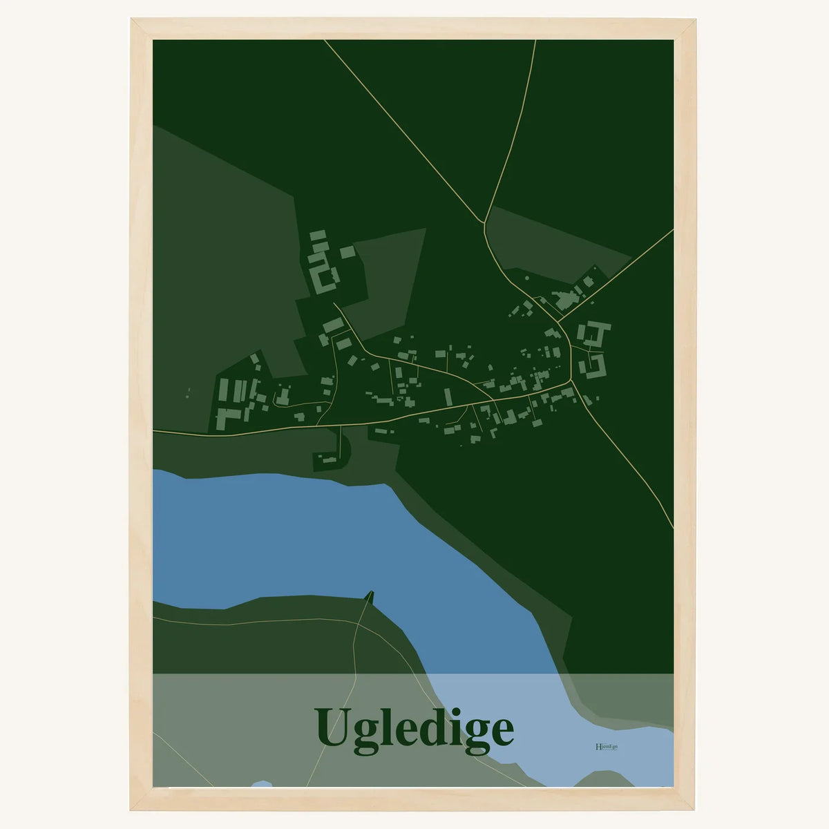 Ugledige plakat – Firkantet 2026 – Mørk grøn