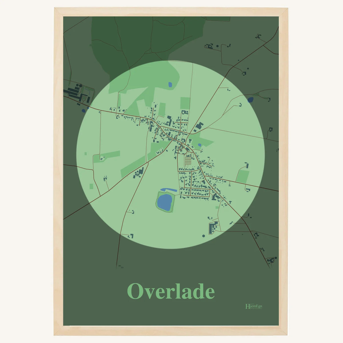 Overlade plakat – Centrum 2026 – Lys pastel grøn