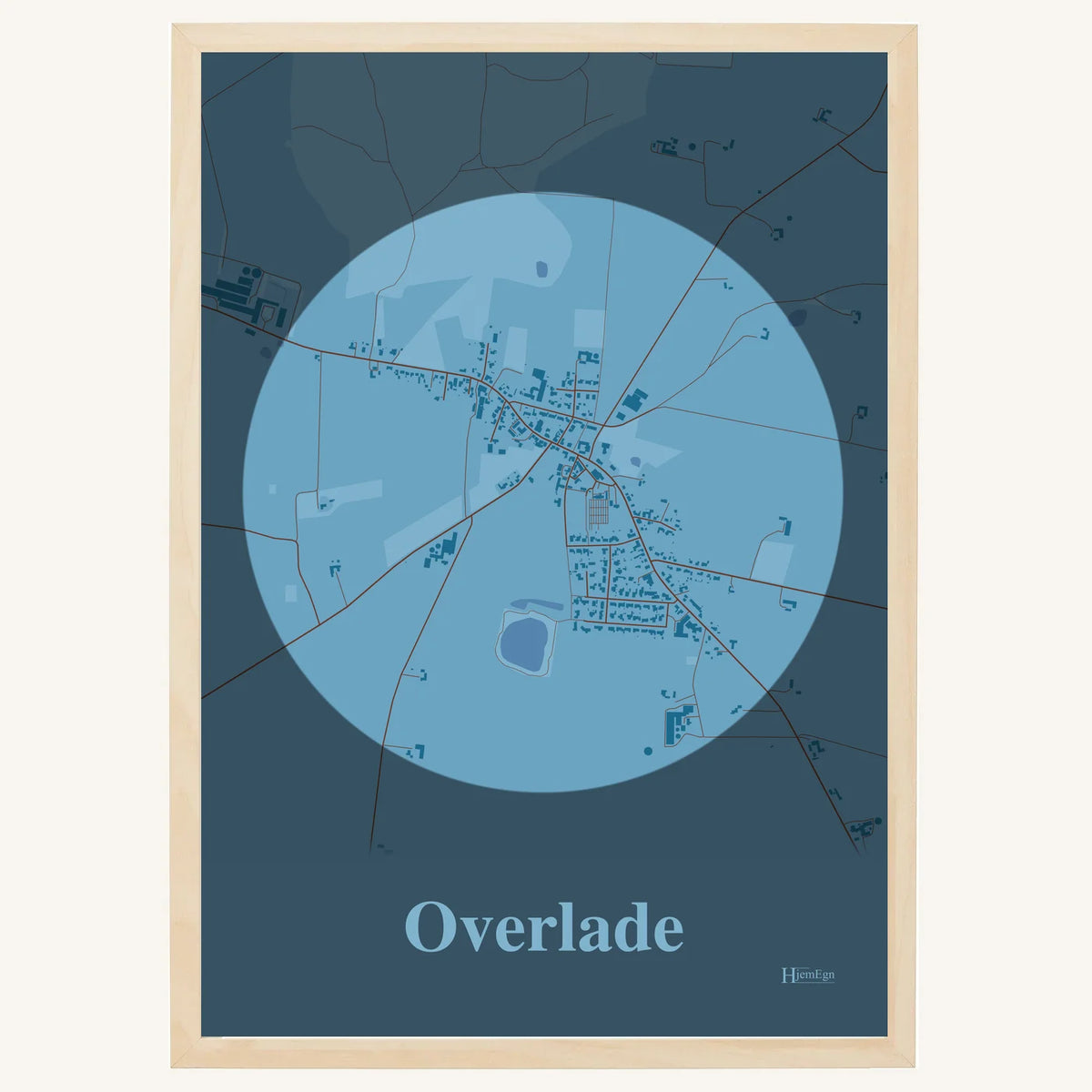 Overlade plakat – Centrum 2026 – Lys pastel blå