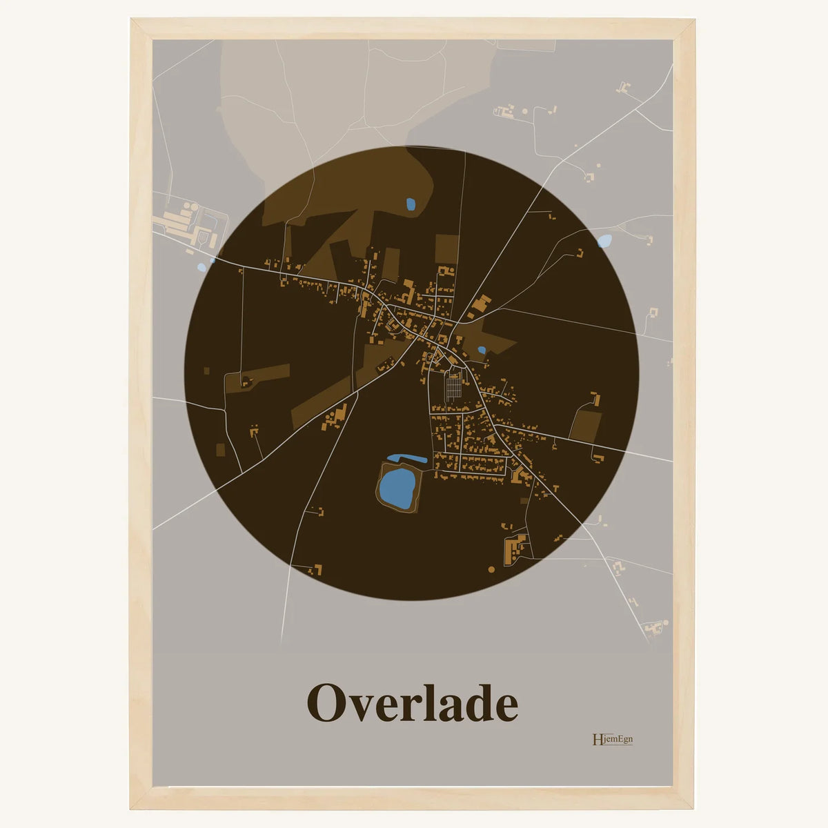 Overlade plakat – Centrum 2026 – Mørk brun