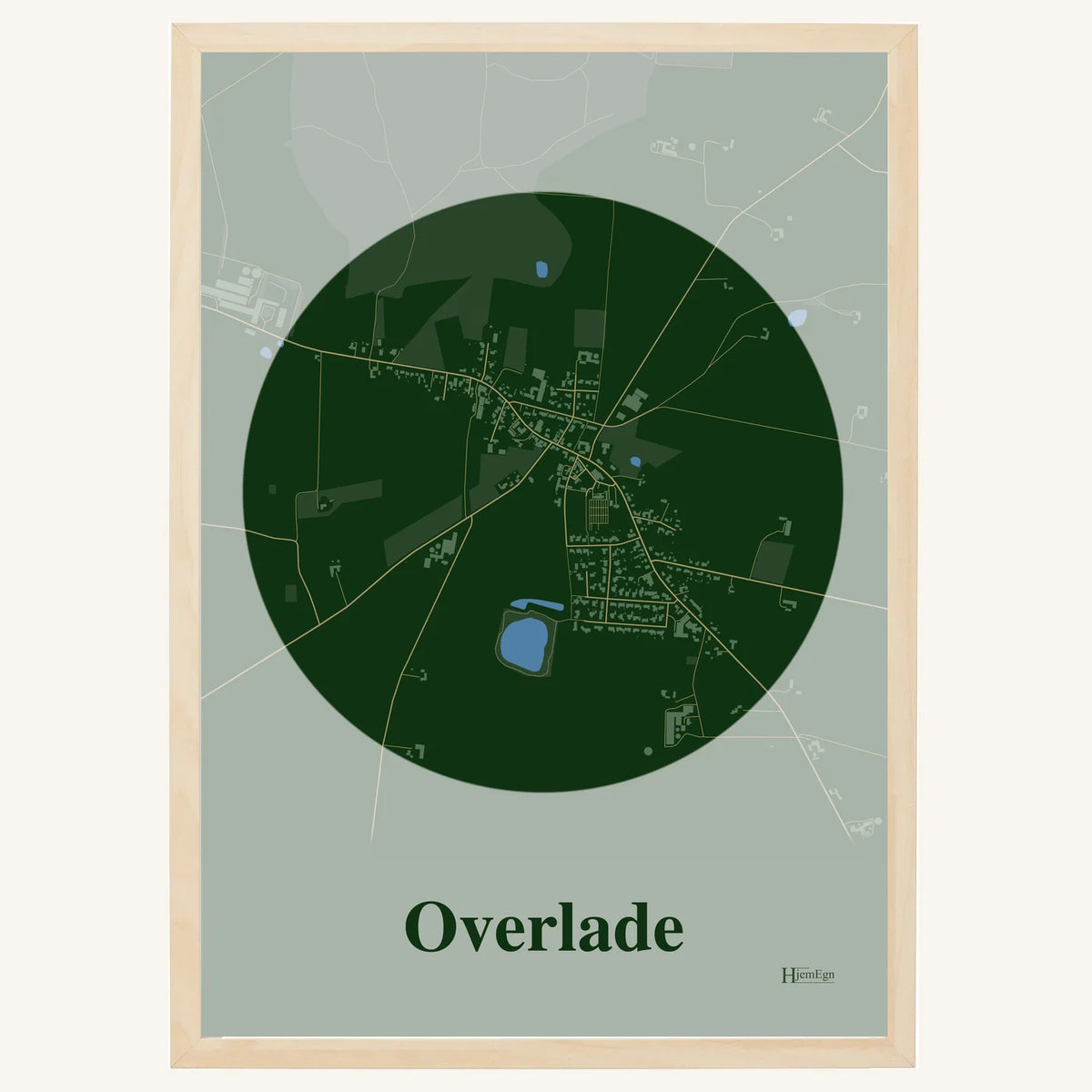 Overlade plakat – Centrum 2026 – Mørk grøn