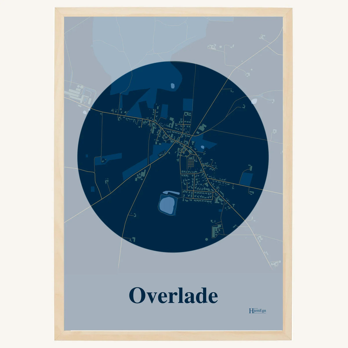 Overlade plakat – Centrum 2026 – Mørk blå