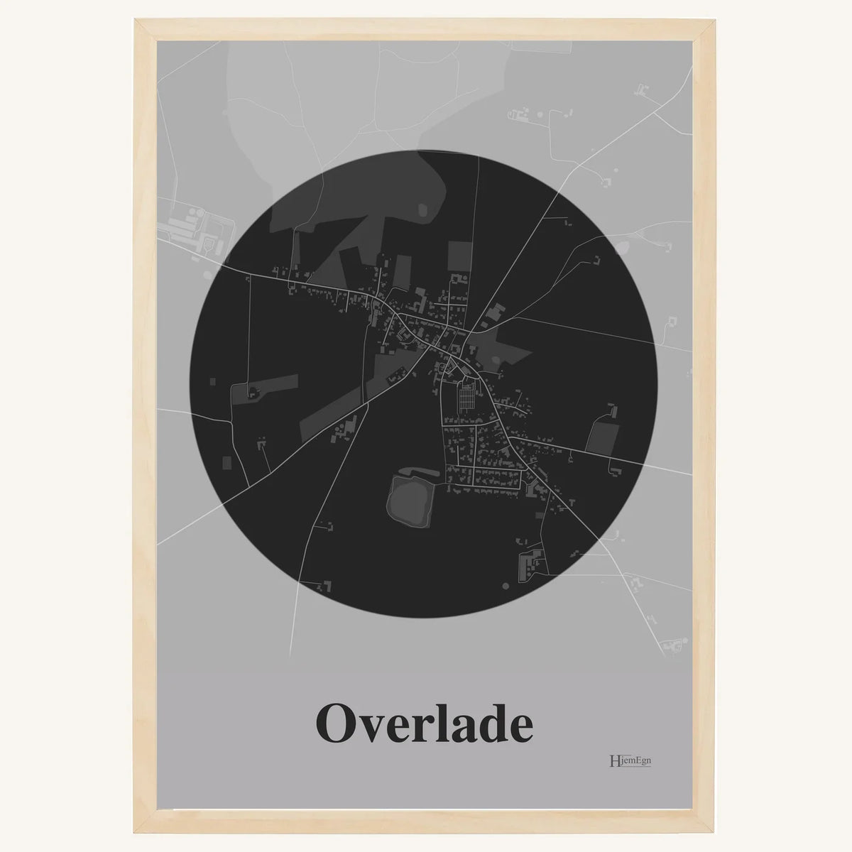 Overlade plakat – Centrum 2026 – Mørk grå