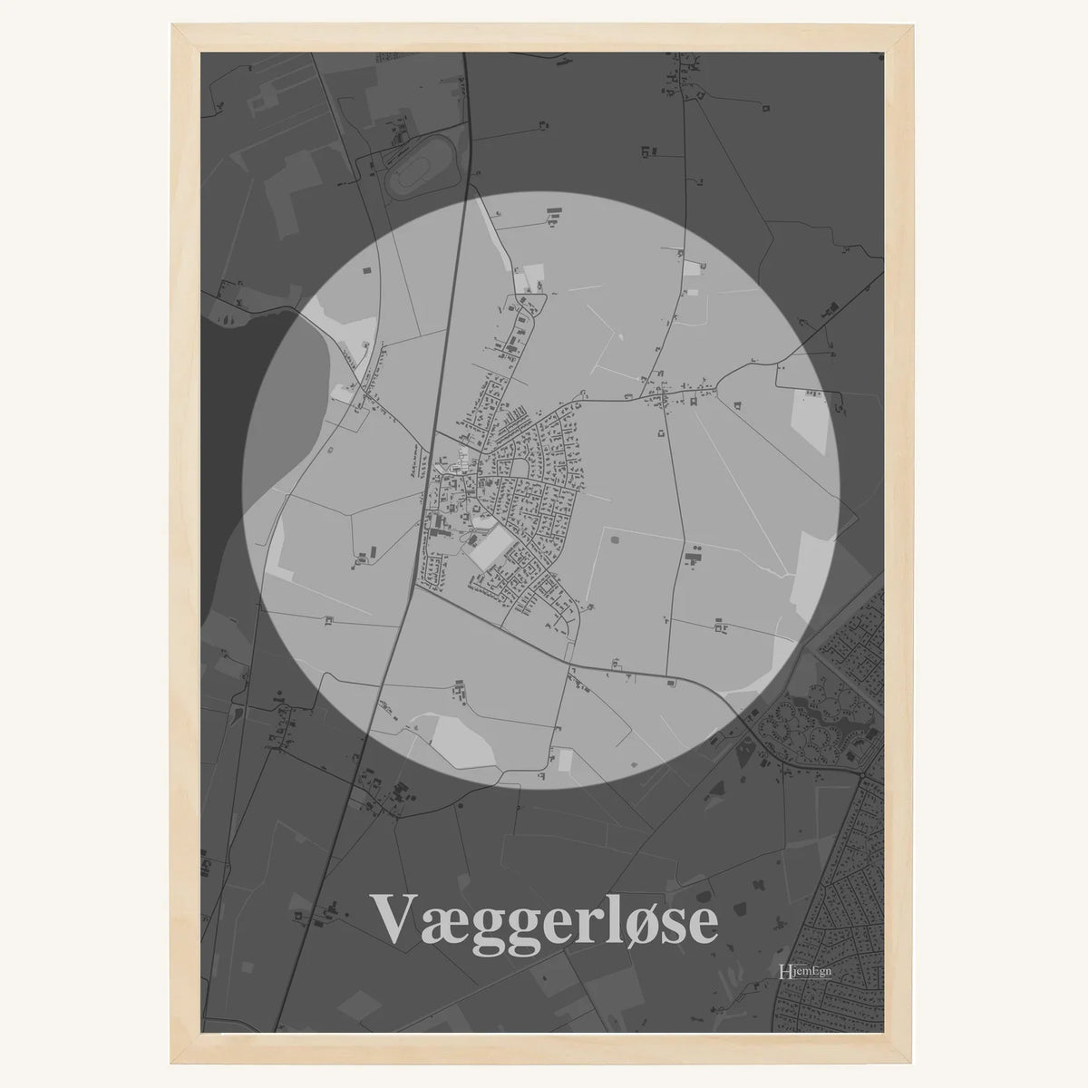 Væggerløse plakat – Centrum 2026 – Lys pastel grå