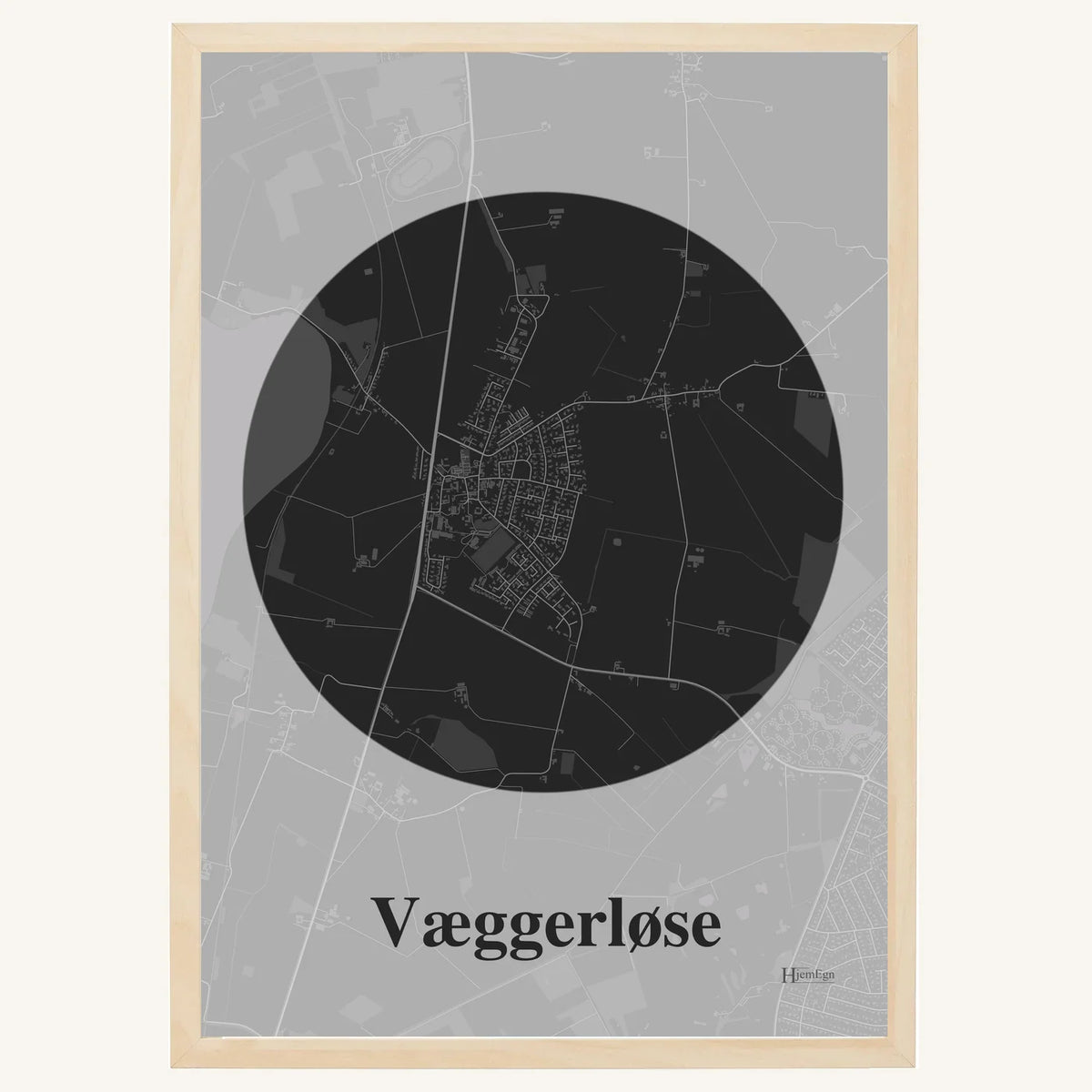 Væggerløse plakat – Centrum 2026 – Mørk grå