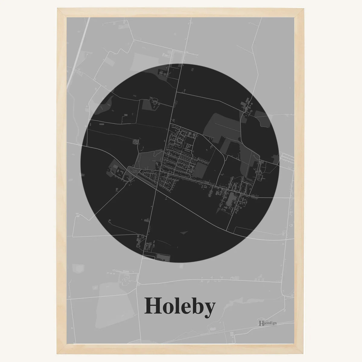 Holeby plakat – Centrum 2026 – Mørk grå