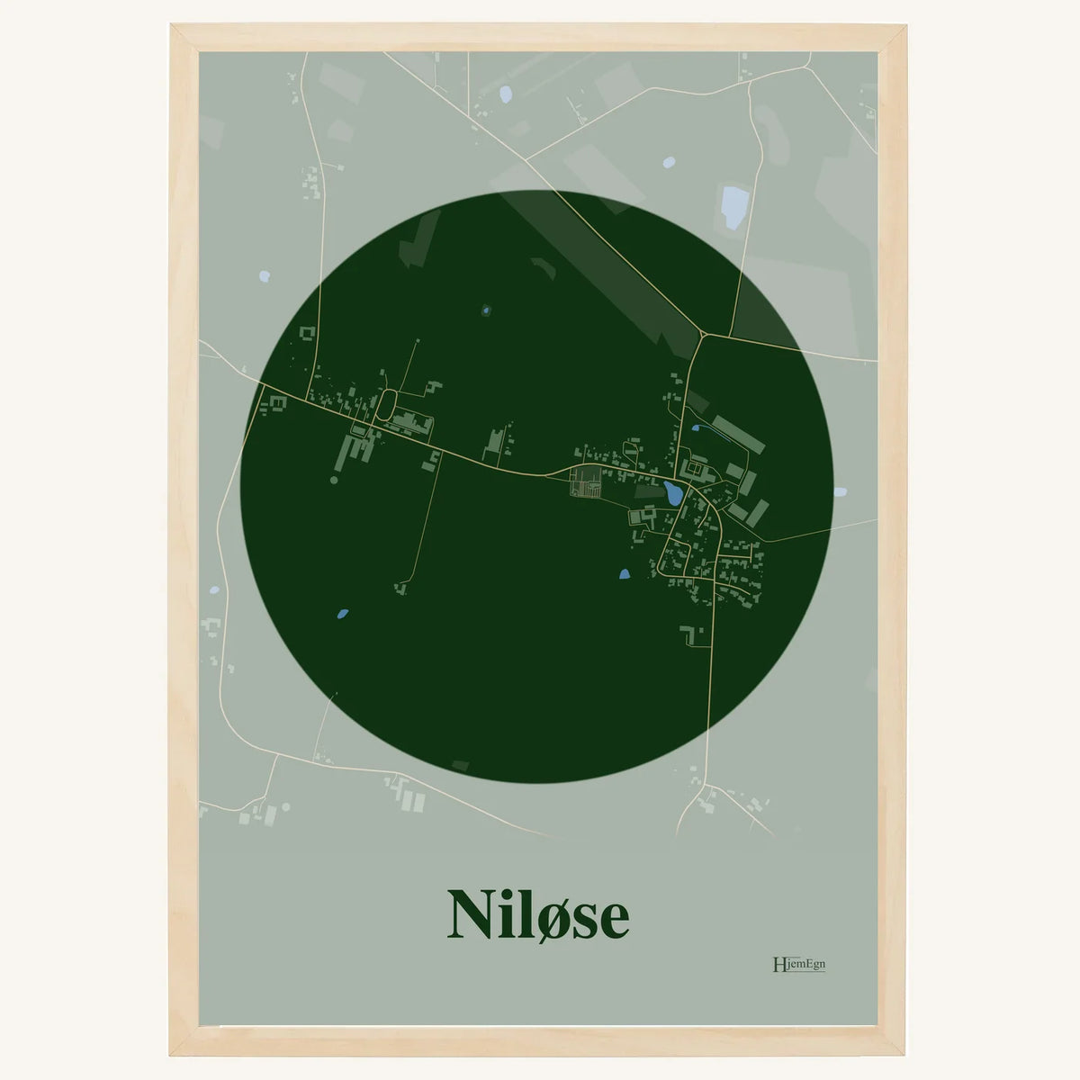 Niløse plakat – Centrum 2026 – Mørk grøn