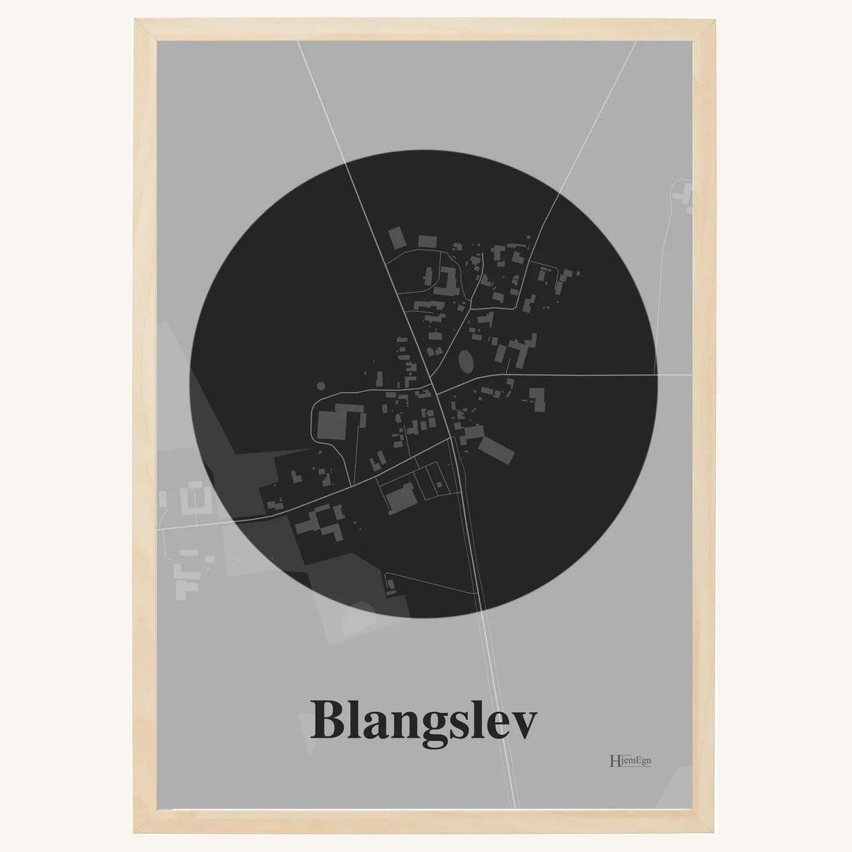 Blangslev plakat – Centrum 2026 – Mørk grå
