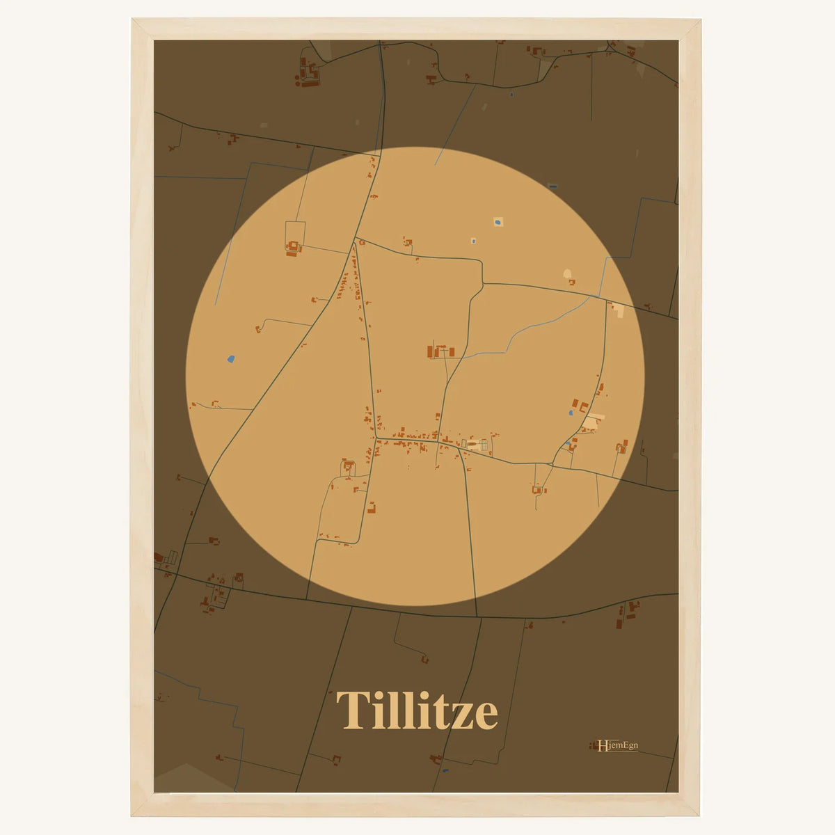 Tillitze plakat – Centrum 2026 – Lys pastel brun