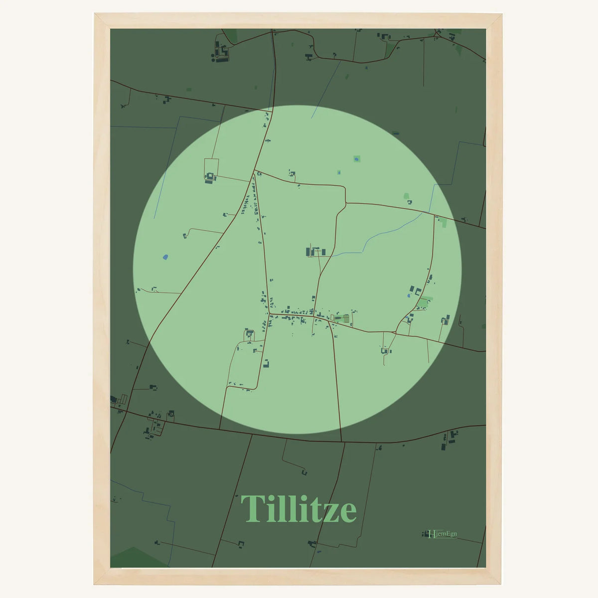 Tillitze plakat – Centrum 2026 – Lys pastel grøn