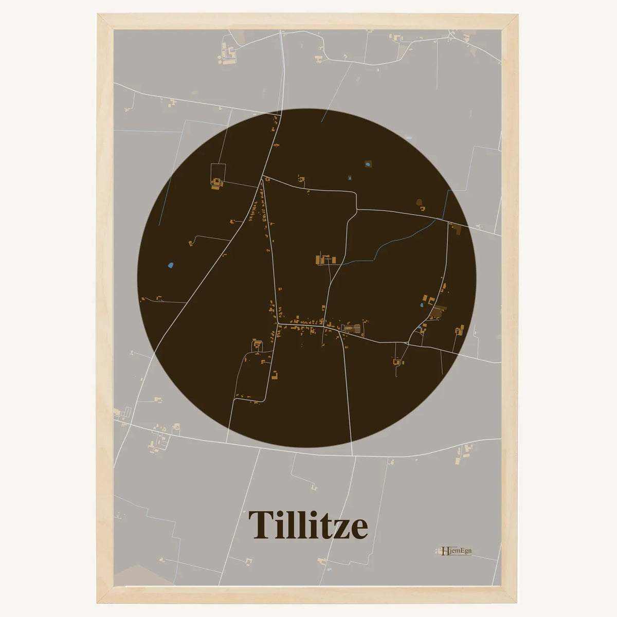Tillitze plakat – Centrum 2026 – Mørk brun