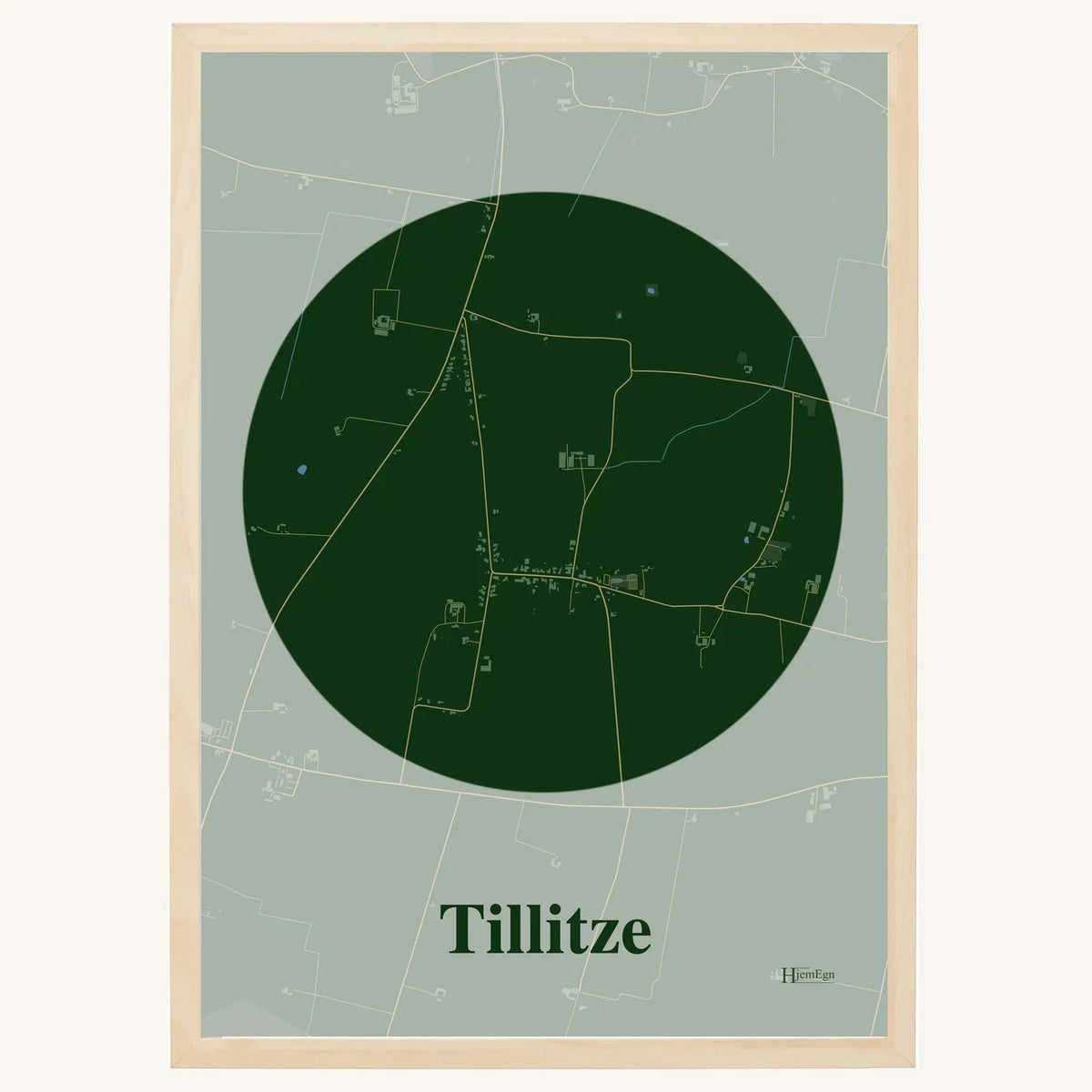 Tillitze plakat – Centrum 2026 – Mørk grøn
