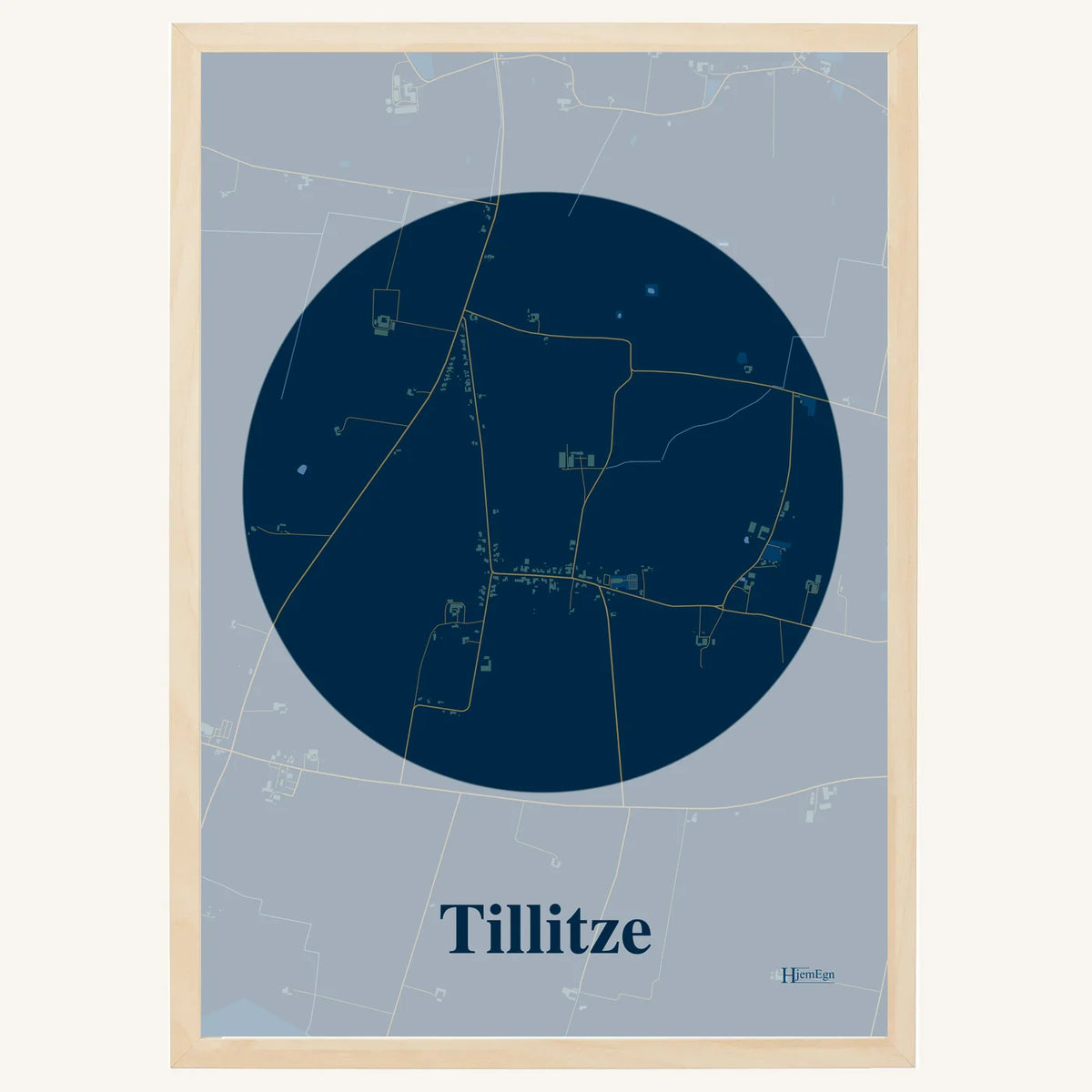 Tillitze plakat – Centrum 2026 – Mørk blå