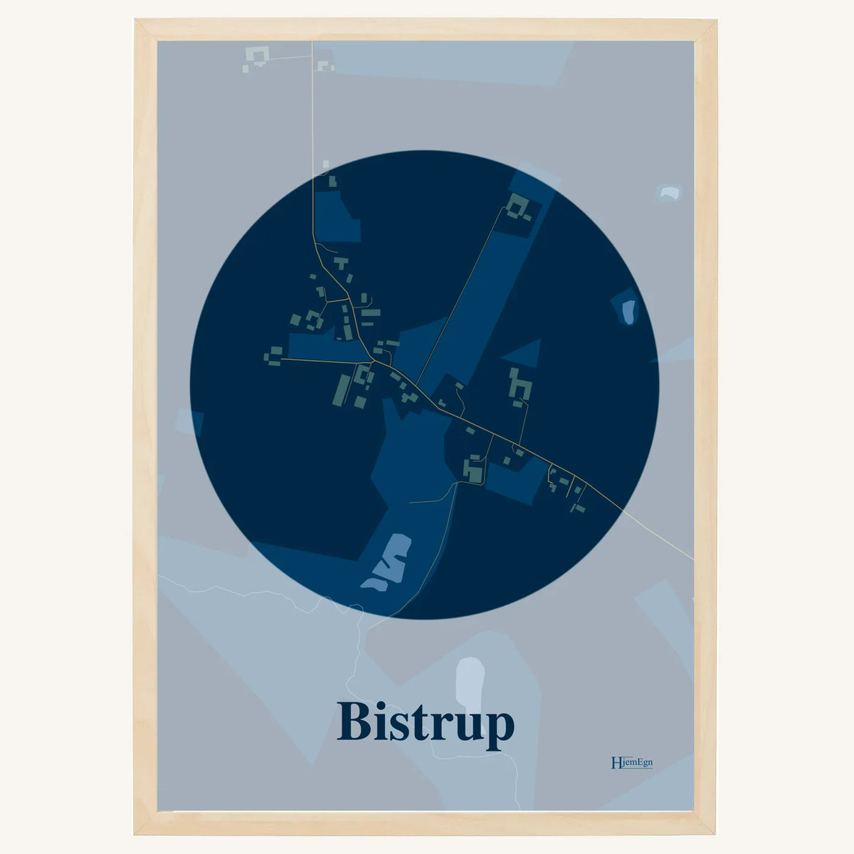 Bistrup plakat – Centrum 2026 – Mørk blå